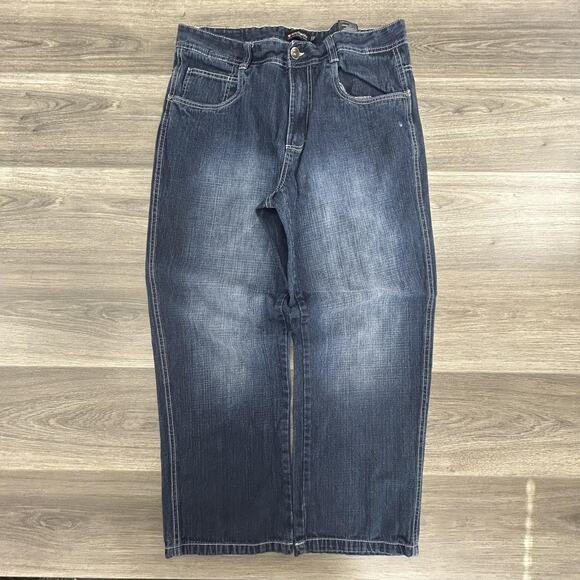 Southpole Jeans Mens 36x28 Relaxed Fit Denim Straight Leg Urban Casual Pants - Picture 1 of 8